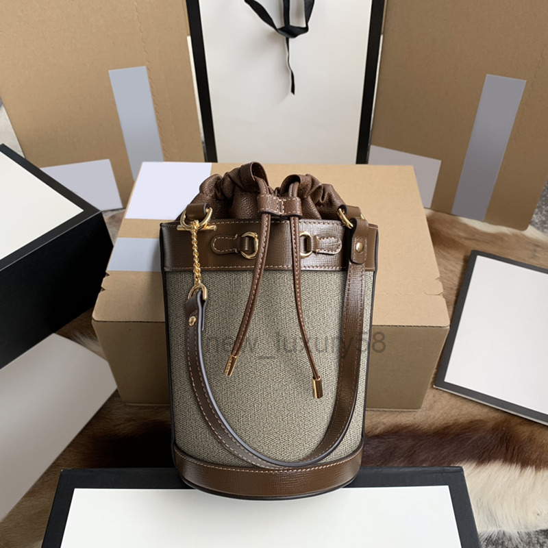 

7A Designers bucket bag luxury shoulder drawstring fanny pack ophidia tote bags 637115 horsebit 1955 purse Marmont crossbody Luxury handbag