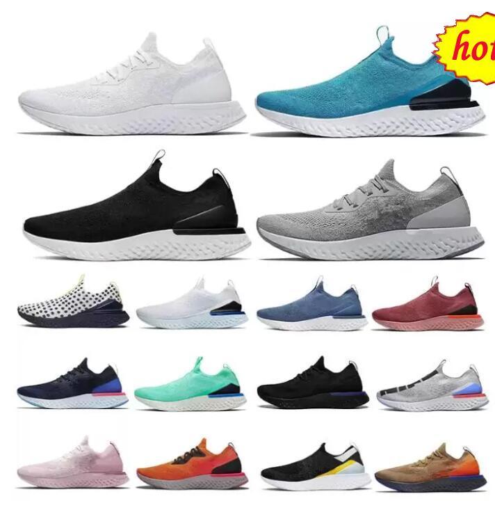 

Sandals TOP Running Shoes 2023 Epic React Fly Knit V1 V2 casual shoes Womens Mens Trainers Club Gold Triple Black White Slip On lacesless Loafers, 22