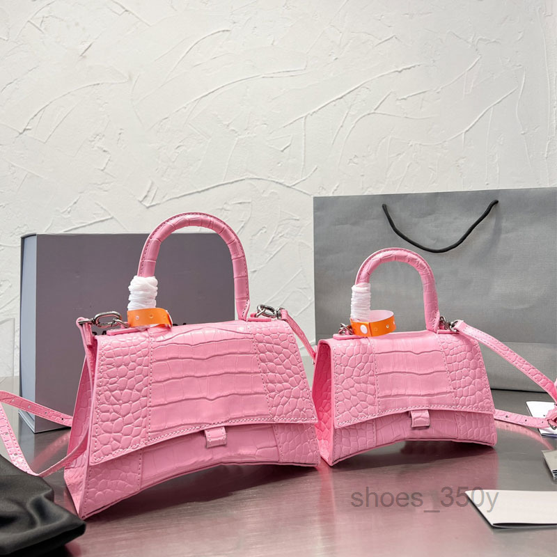 

Evening Bags New Alligator Hourglass Bag Women Designer Hobos Crossbody Crescent Bag Shoulder Bags Purse Genuine Leather High Quality Fashi