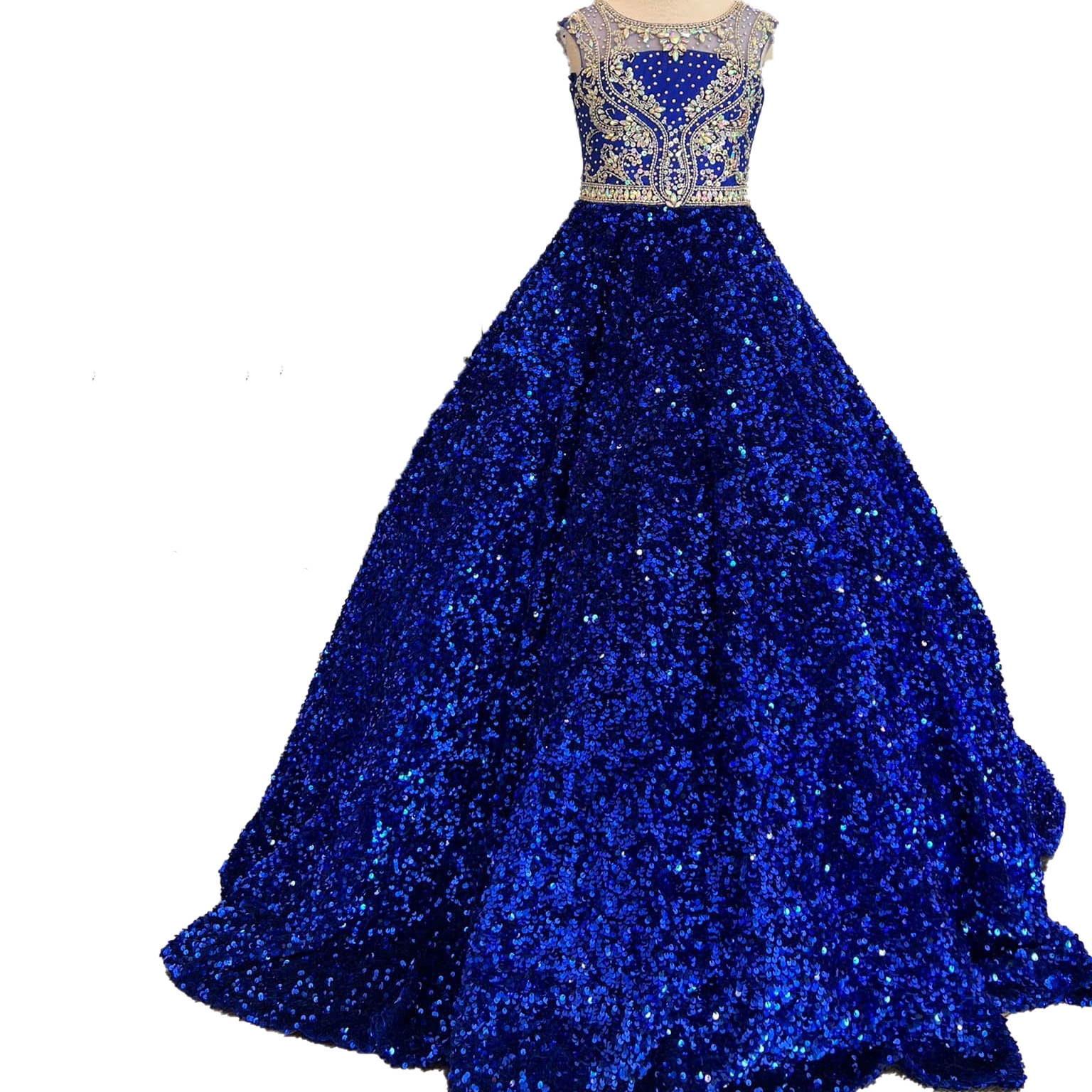 

Iridescent Girl Pageant Dress 2023 Velvet Sequin Beading Jewel Little Kid Birthday Formal Party Gown Ballgown Toddler Teens Preteen Floor-Length Red Royal-Blue, Light yellow