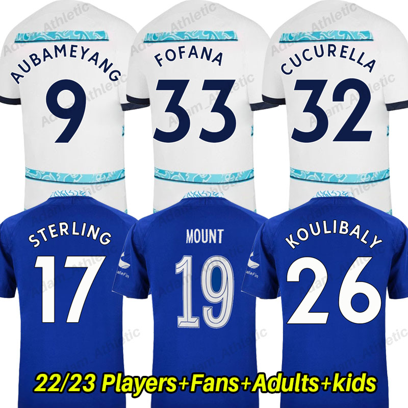 

FOFANA STERLING KOULIBALY CFC soccer jerseys 22 23 CUCURELLA MOUNT HAVERTZ football shirts men kids kit The blues ZAKARIA PULISIC KANTE GALLAGHER jersey, 22-23 away kids