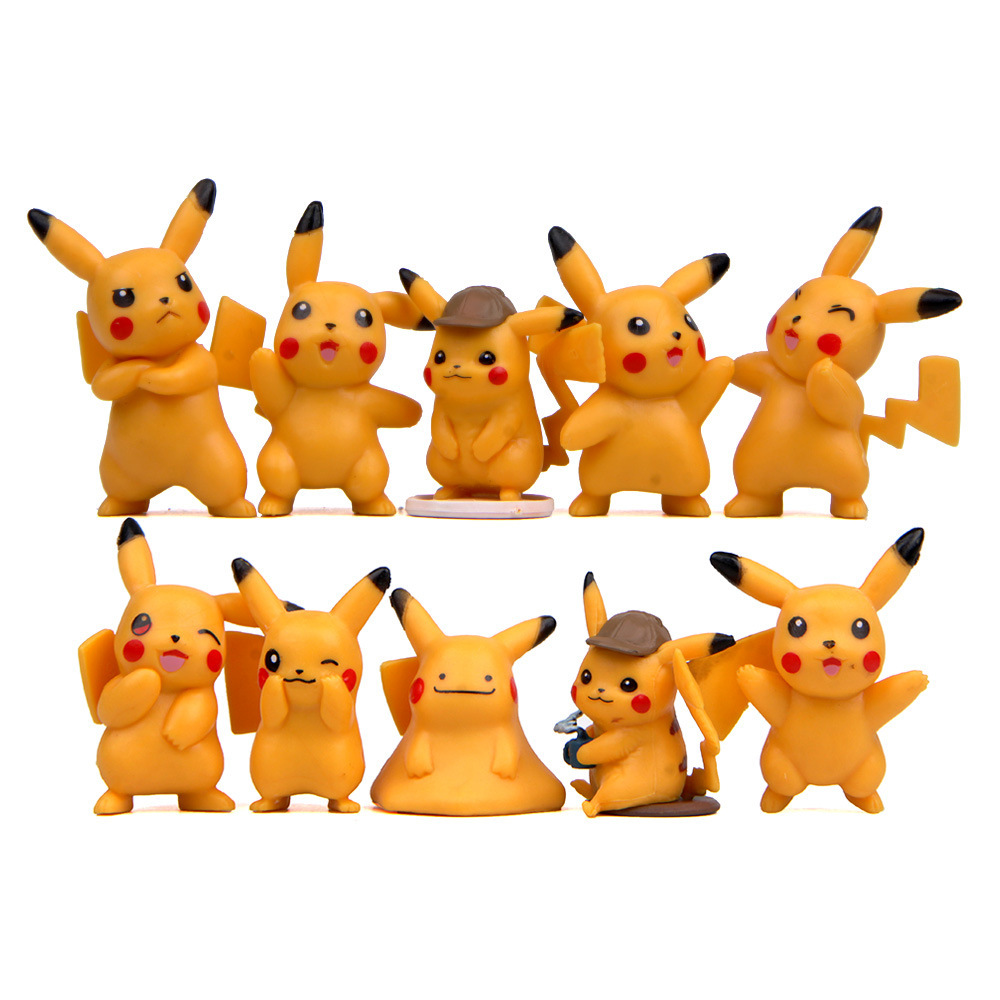 

10Pcs/Lot Anime Games Action Figures PVC Mini Figurines Toys Artwares Cake Toppers 5-6cm/2-2.4Inch Tall