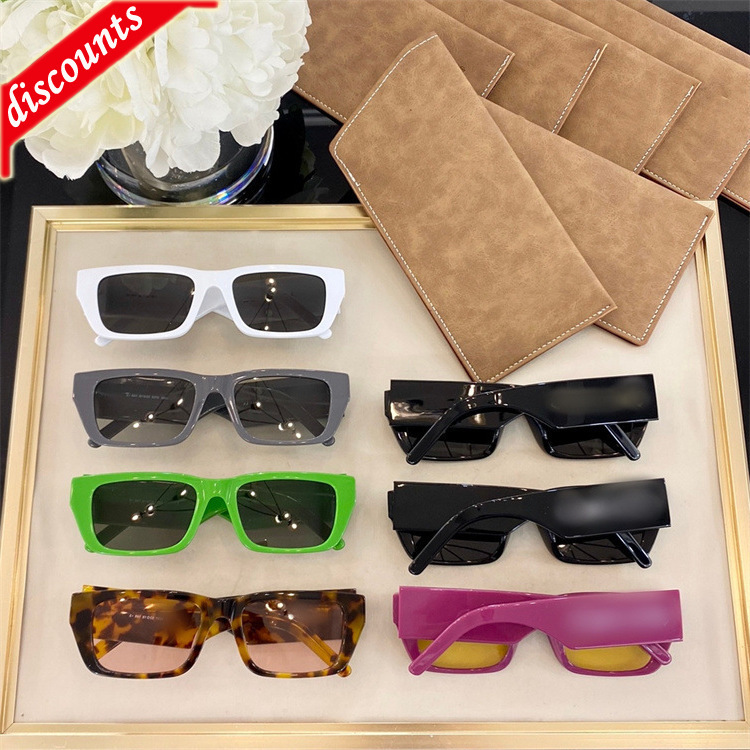 

Designer Sunglasses 22 New Fashion Brand Angl Men's Small Box Letter Palm Hip Hop Women