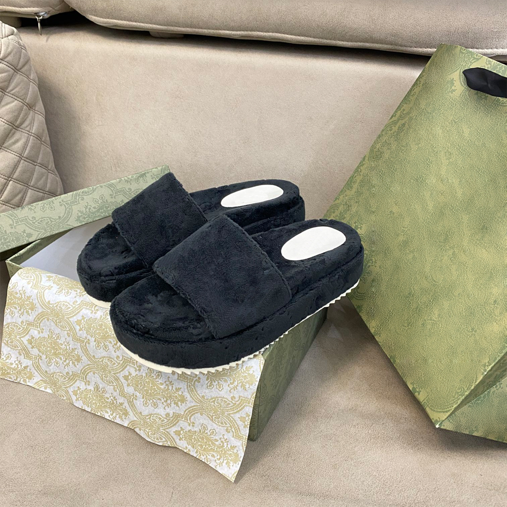 

platform Fuzzy Slipper Designer Fashion Winter Women designer letter Slippers Sandals, More style contact me
