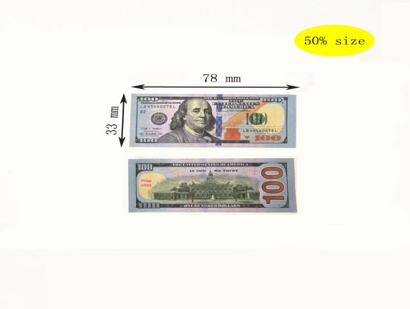 

50 Size Movie props party game dollar bill counterfeit currency 1 5 10 20 5