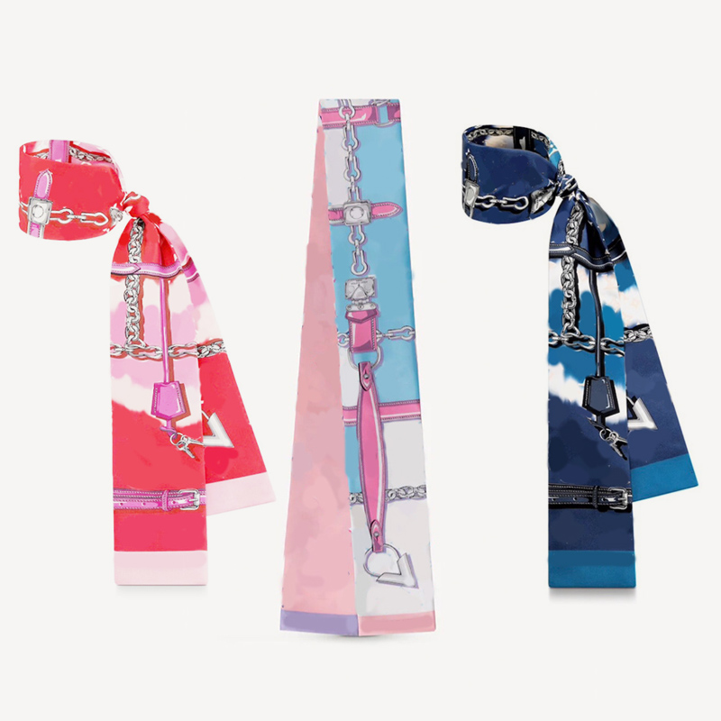 

Luxury Designer Woman's Scarf Scarves Silk Scarf Large Hijab For Women Fashion Print Satin Female 120cmx8cm Shawls Head Scarfs Ladies