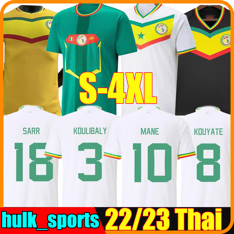 

XXXL 4XL 22/23 Senegal Soccer Jerseys 2021 2022 2023 1 stars national team MANE MENDY SARR GUEYE KOULIBALY KOUYATE B.DIA home away football men kids kit shirts uniforms, Special version