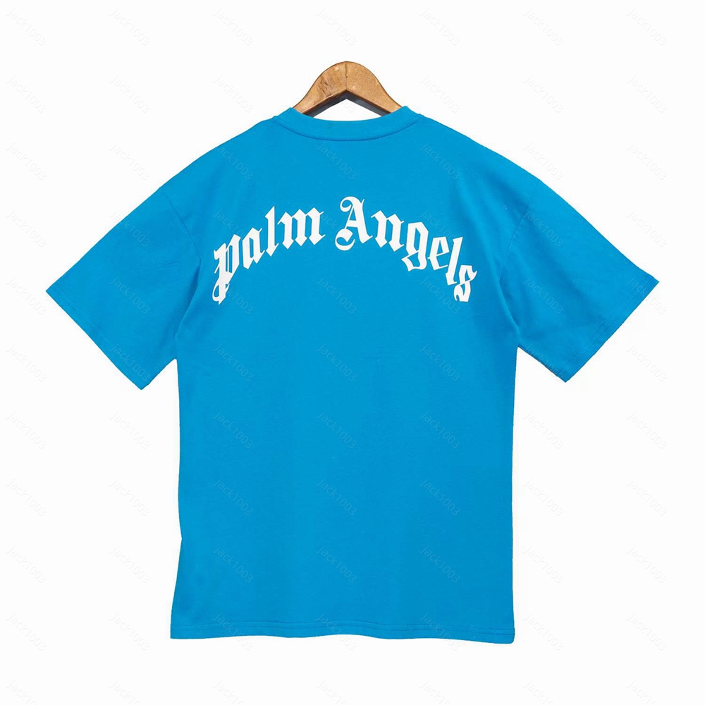 

Palms Angels T Shirts 22SS Letter Logo Loose Casual Unisex Round Neck Short Sleeve Men Women Lovers Style Boyfriend Gift t-shirt 2090 04, 01