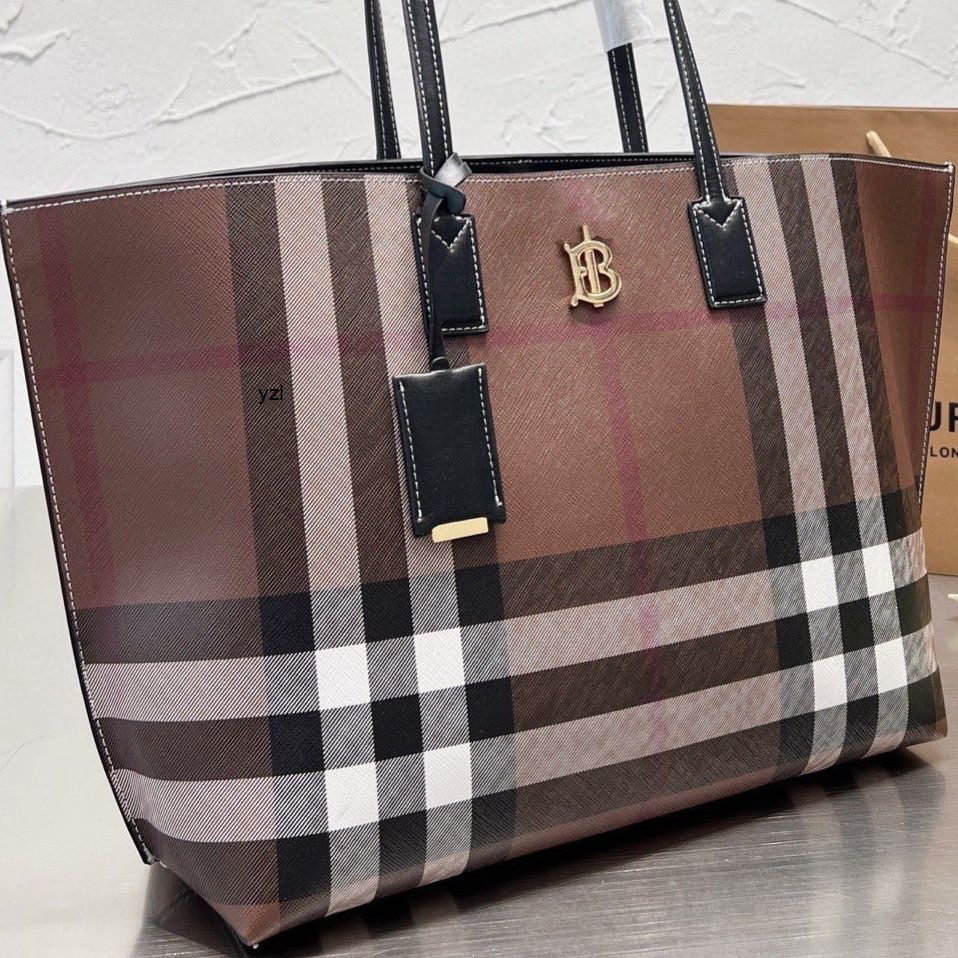 

Designers Handbags Burbrerys 2022 New Women's Bag Early Autumn Shopping Classic Portable Tote Shoulder Yzl 7DY6, Plaid