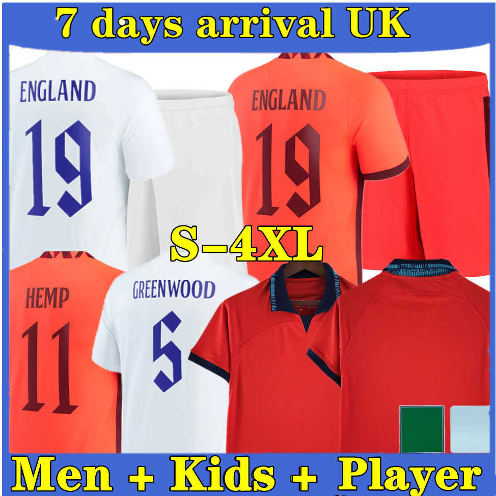 

22/23 S-4XL soccer jersey KANE STERLING RASHFORD GREALISH MOUNT SANCHO SAKA national football top soccer shirt men kids kit sets uniform, 22/23 home