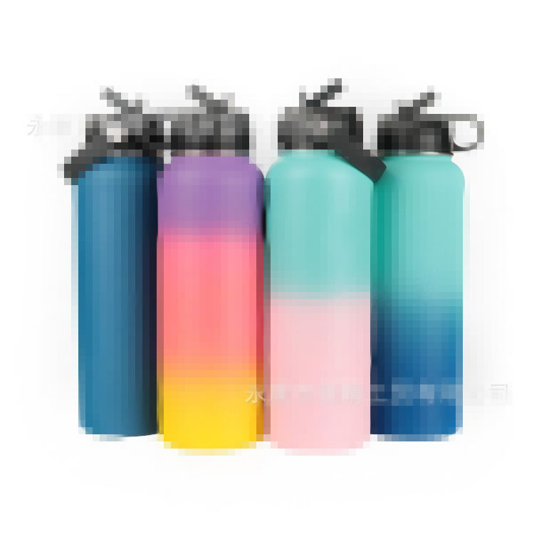 

20oz Cola Bottle with Gradient Color Stainless Steel Cola Shaped Water Bottles Double Walled Insulated Flasks new
