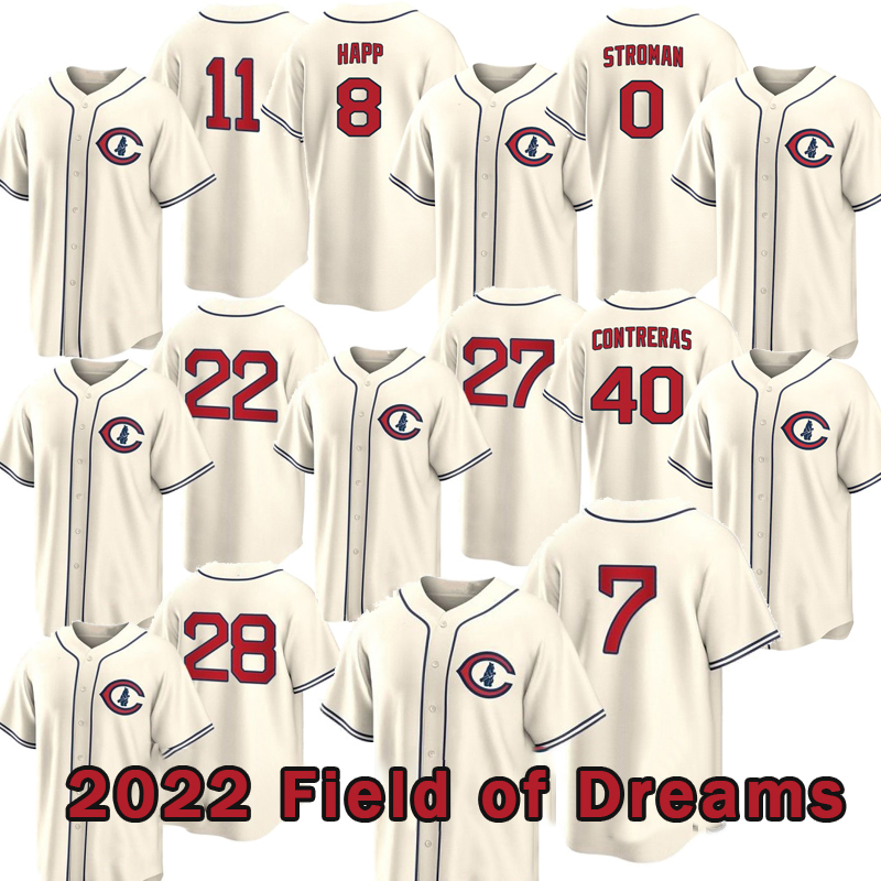 

Cubs Jerseys 2022 Field of Dreams Chicago Ian Happ Nico Hoerner Patrick Wisdom Willson Contreras Seiya Suzuki Christopher Morel Marcus Stroman Women Youth Miley, Style as picture