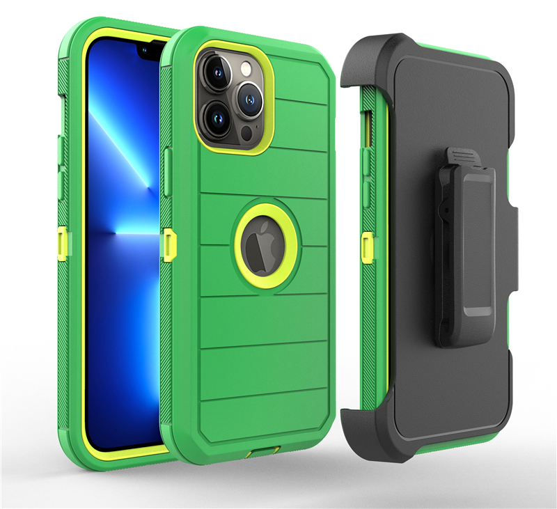 

Phone Cases For iPhone 14 13 12 11 PLUS PRO XR XS MAX 6 7 8 With New Design Heavy Duty Shockproof Anti-drop Belt Clip Kickstand Defender Protective Cover, Please note the colors you want