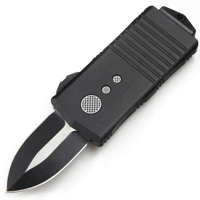 

High Quality C8311 High End Automac Tactical Knife 204P Double Edge Blade CNC 6061-T6 Handle EDC Pocket Knives with Nylon Sheath