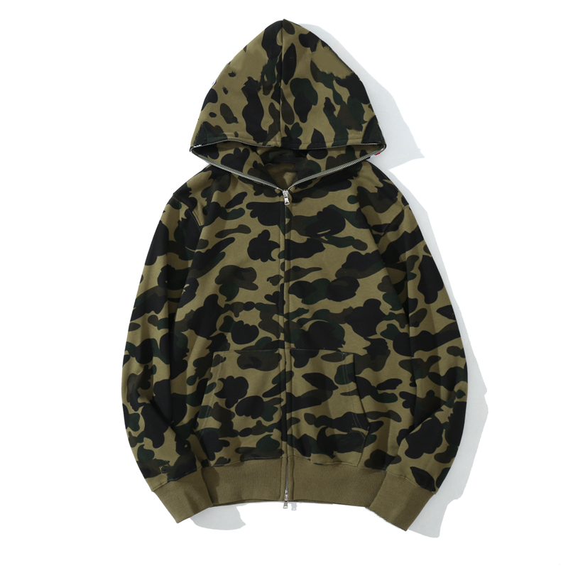 

Mens hoodies High quality shark pullover tie dye hoodie designer jacket tiger full zip color Harajuku sweatshirt Luminous Fashion co-branding camouflage hoodys 1-17, 1 button