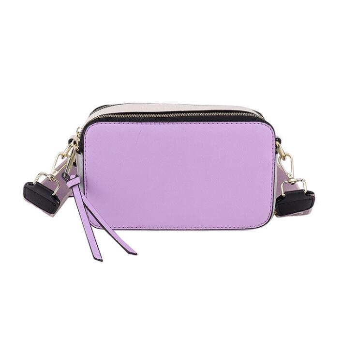 Mode rétro contraste couleur femmes classique petit sac carré à la mode Style occidental lettre épaule sacs de messager