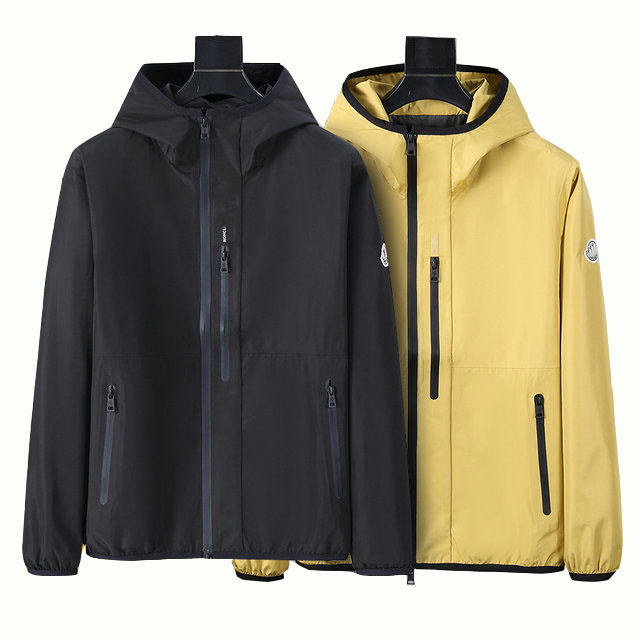 Men jackets spring autumn loose style top mens soft shell jacket coat glasses hat thickened plush and thicken Clothing Coats Monclair Jacket MO