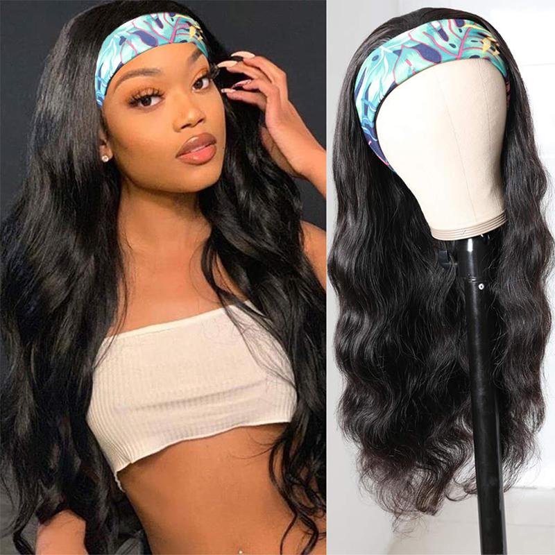 Perruque de bandeau ¢ cheveux humains perruques pour femmes noires vague de corps et perruques ondul←es en dentelle Frontwig Couleur naturelle 15
