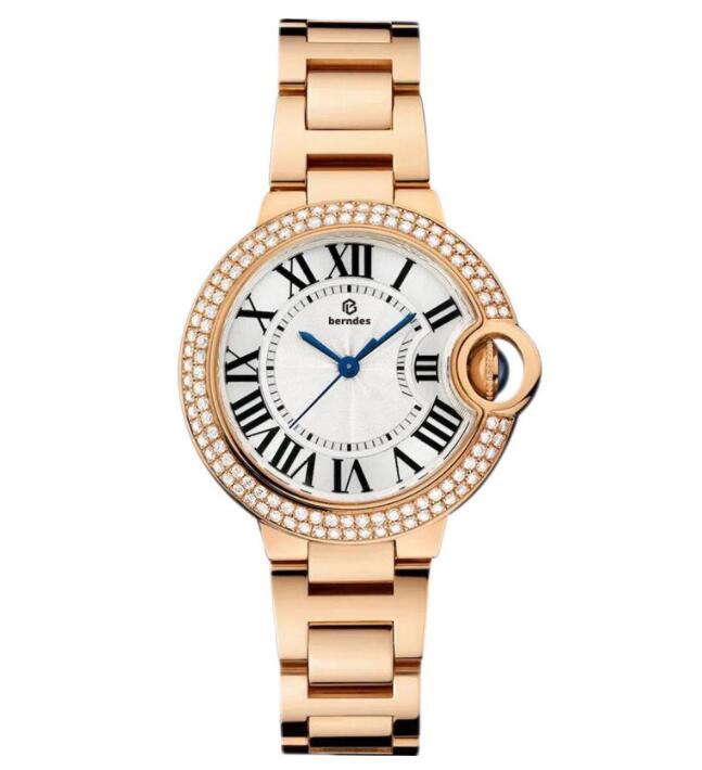 

Fashion business watch women / men diamond quartz stainless steel watch Double servant glass deep waterproof gift, Tool
