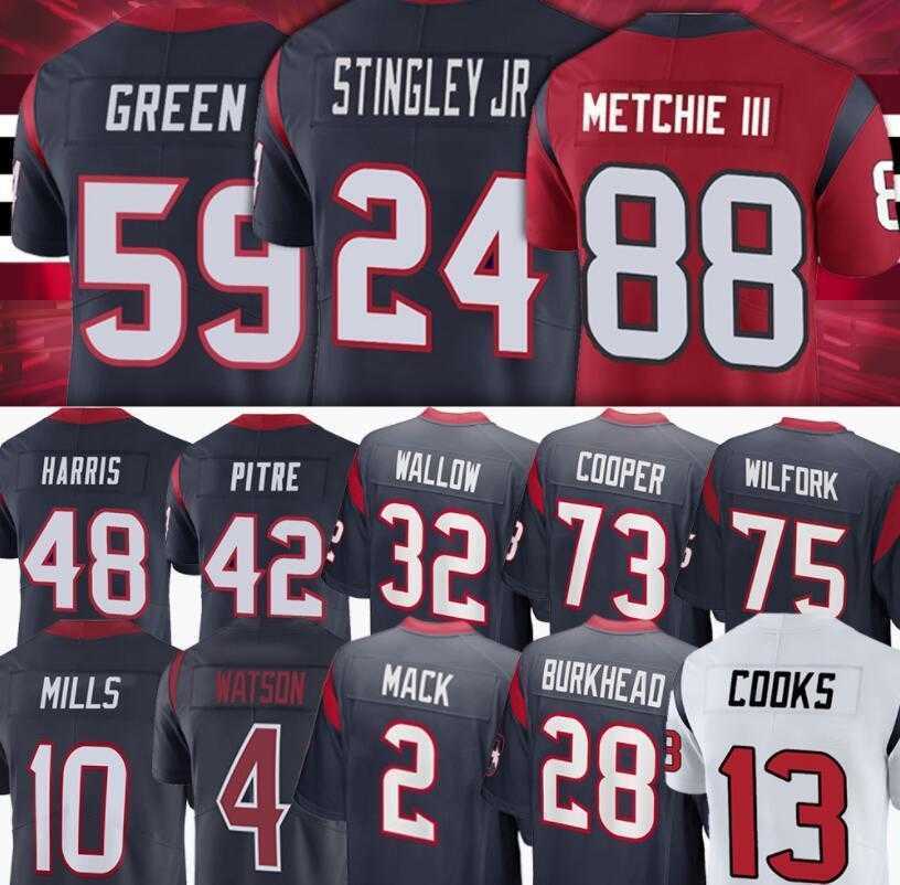 

Mens Jersey 24 Derek Stingley Jr 10 Davis Mills 55 Kenyon Green Texan Custom Football Marlon Mack Vince Wilfork DaeSean Hamilton Rex Burkhead home 4xl sew
