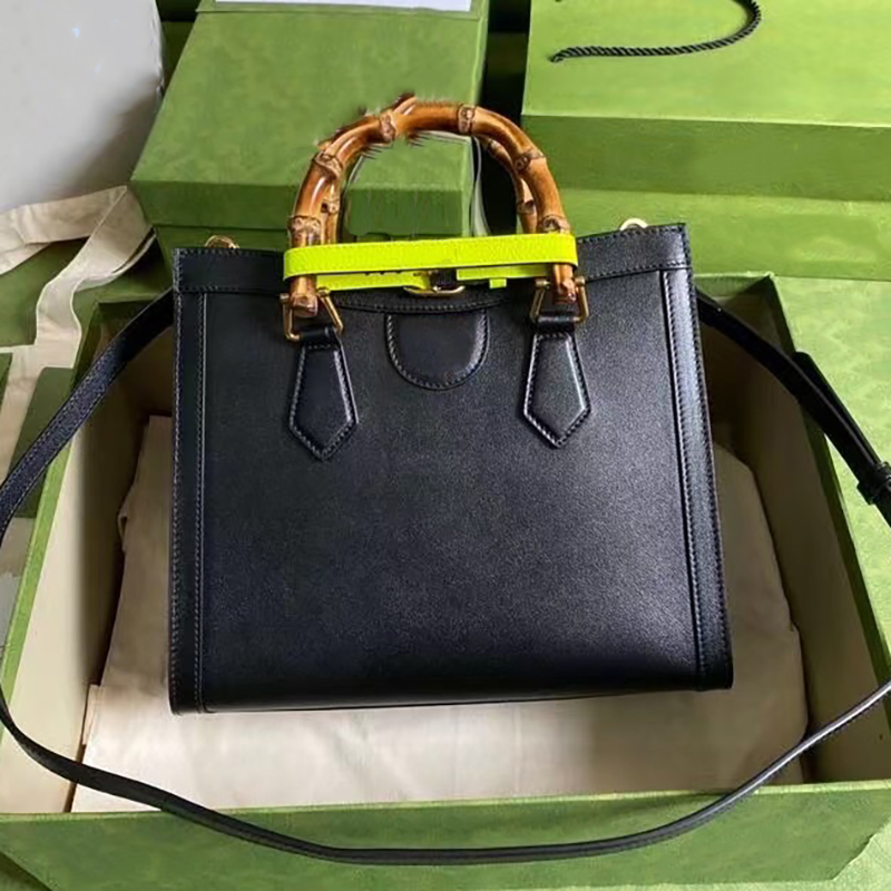 Designer de luxe Sacs Femmes Onthego Sacs à main sac de luxe designers Totes Super Authentique Diana Bambou En Cuir Véritable