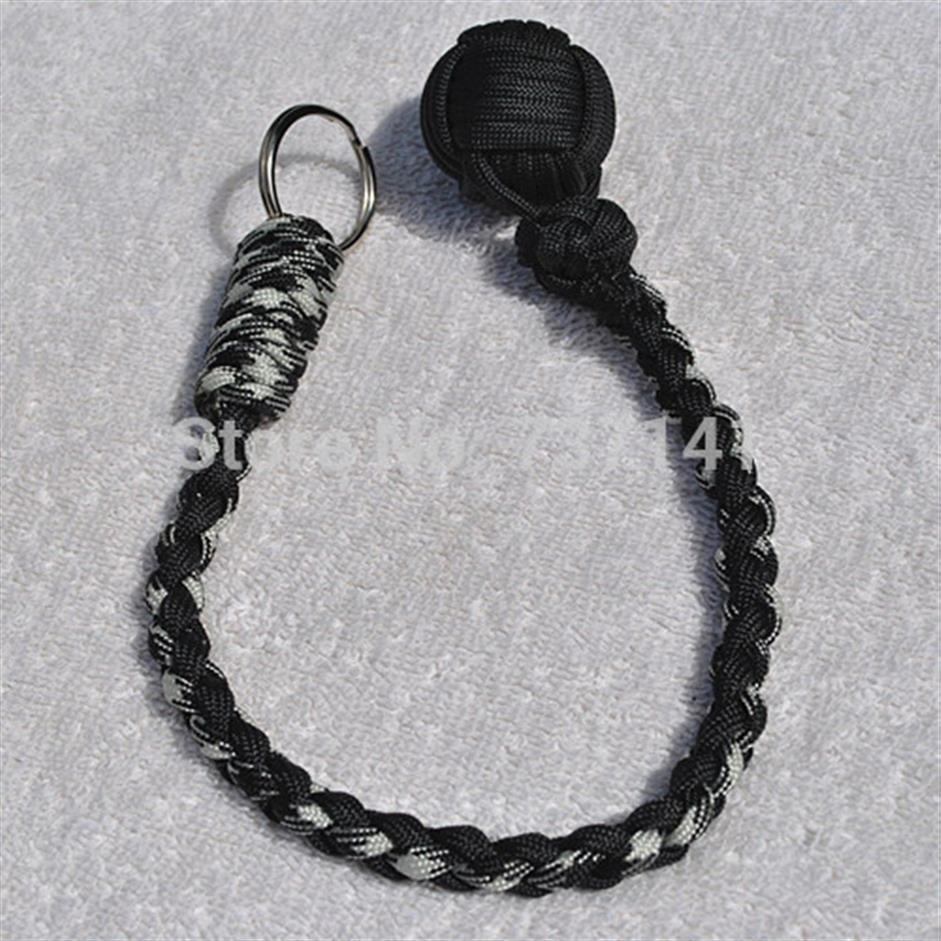 

Paracord Monkey Fist keychain 1 Steel Ball Self Defense is Handcrafted in China275f
