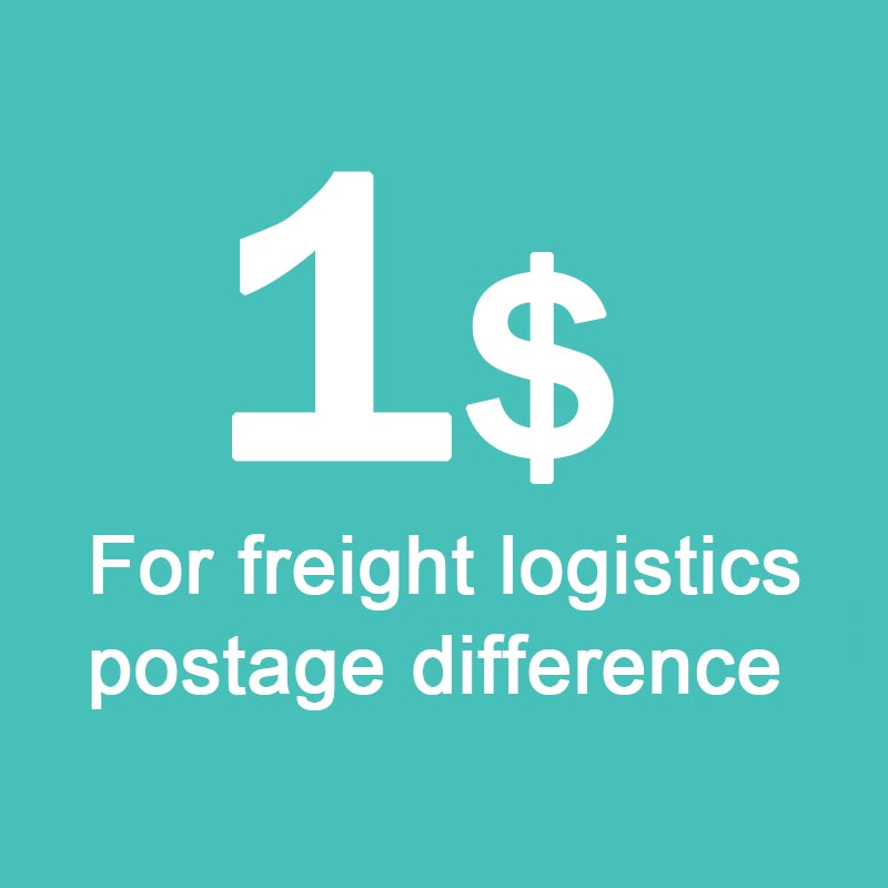 

For shoes freight logistics postage difference with extra fee personal