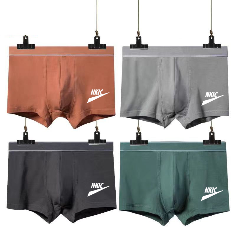 

4pcs/Lot Underpants Black Boxer Underwear Brand Men Boxers Bamboo Mens Underwear Men's Panties Shorts Breathable Sexy Elastic Man