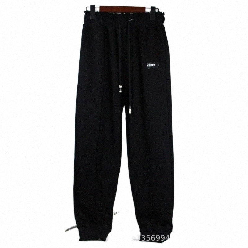 

Men's Pants men's Pants High Street Brand Ader Letter Logo Casual Sweatpants Sports Men Trousers For Women Clothing Woman Clothes a7UK#, Black
