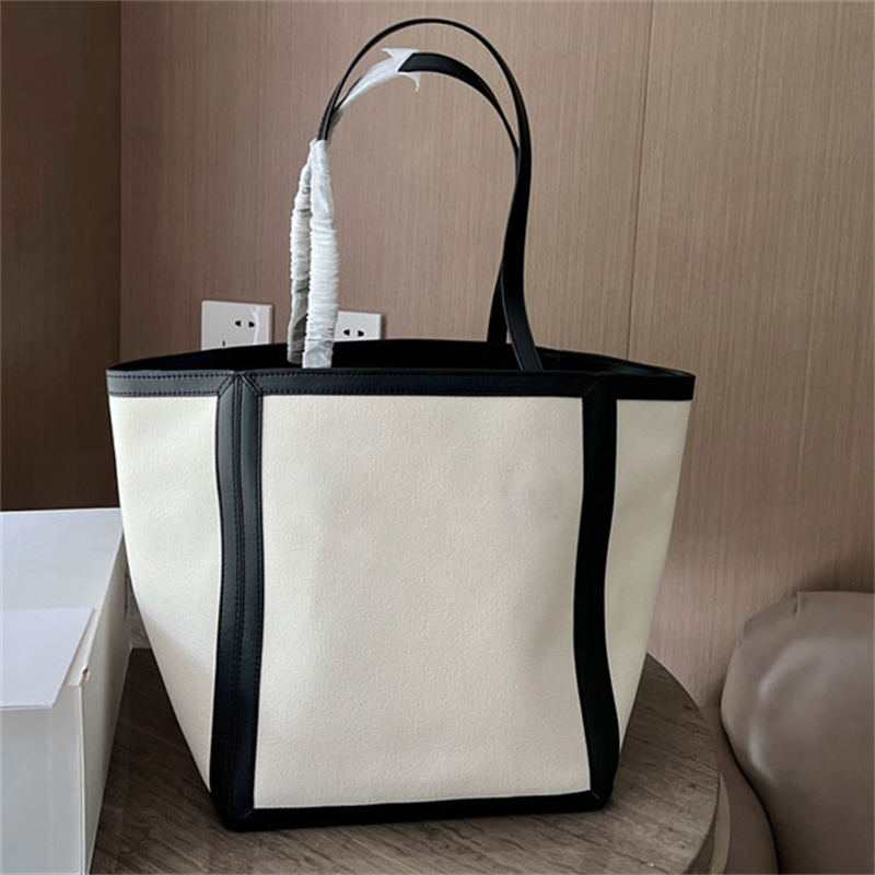 

Classic cabas tote canvas cotton square designer bag leather handbag shopping women men luxury shoulder bag, I need see other product