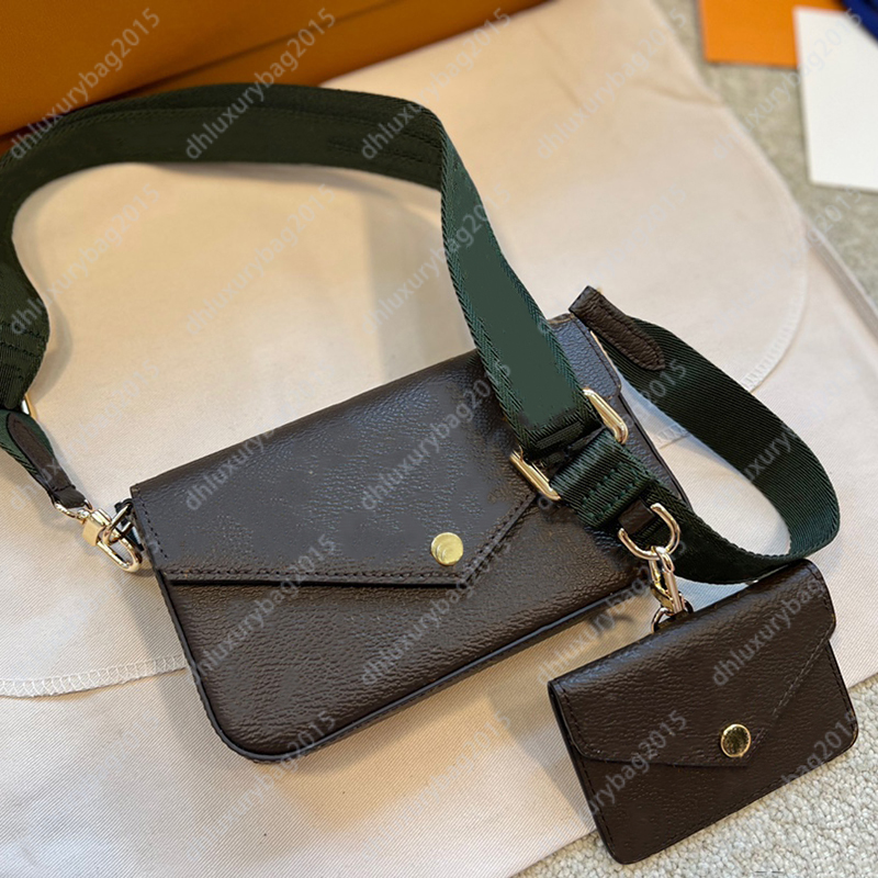 

Vintage Flowers Crosssbody Classic Shoulder Bags Women Cross Body Shopping Key Wallets Top Quality Coin Purses PU Leather Letters Fashion Rectangular Card Holder, Increase freight