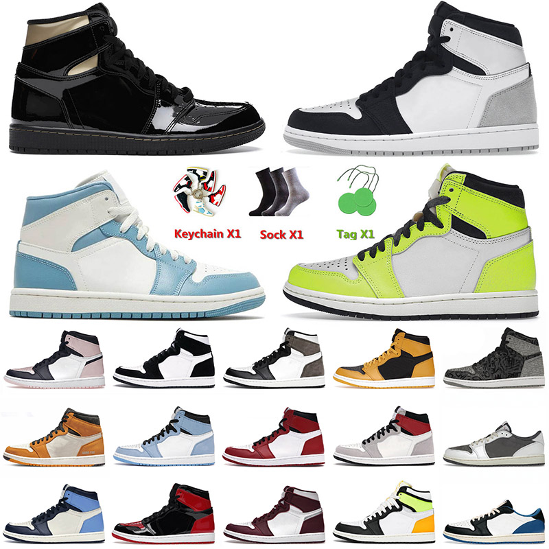 AAAA Qualité 2023 Hommes Basketball Chaussures Jumpman 1 1s OG Noir Or Fumée Gris Visionaire Bordeaux Gris Brouillard Hommes Femmes Baskets Baske