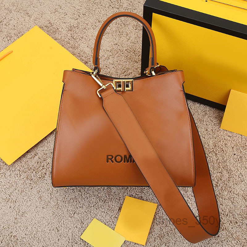 

Evening Bags Woman Tote Bag Peeka Boo Handbag Genuine Leather Shop Bag Canvas Large Totes Crossbody Bags Sacoche Top Quality Twist Lock Rem