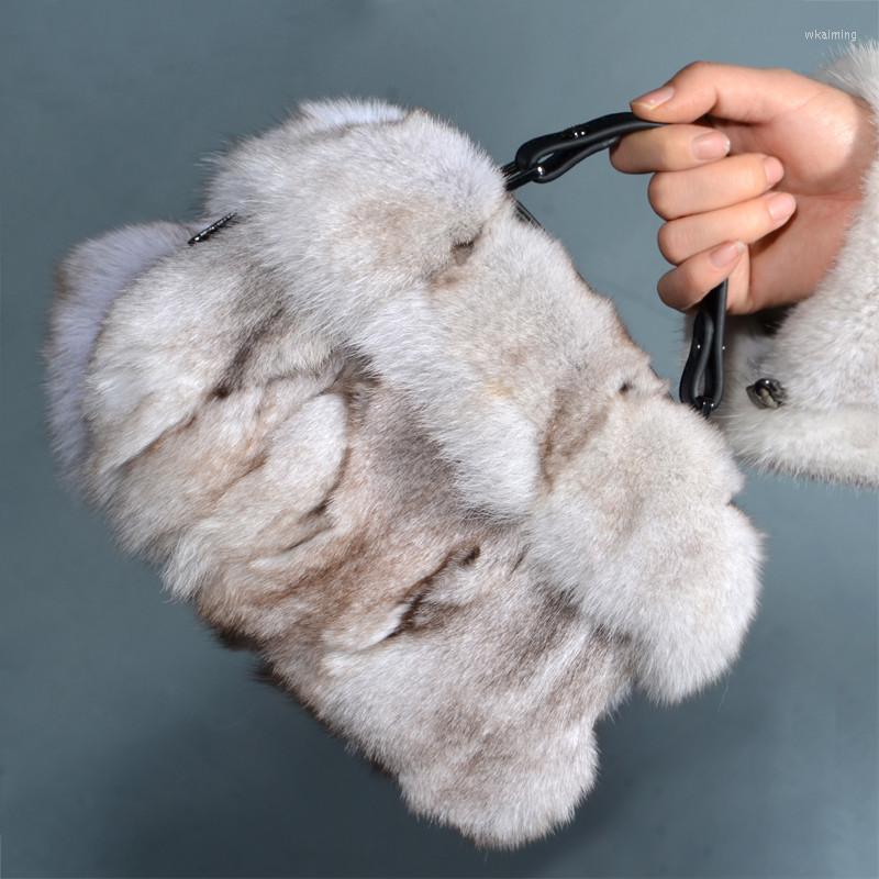 

Duffel Bags Fashion Women's High-end Fur Literary Shoulder Niche Design Messenger Trendy Texture Handbags, Bean green