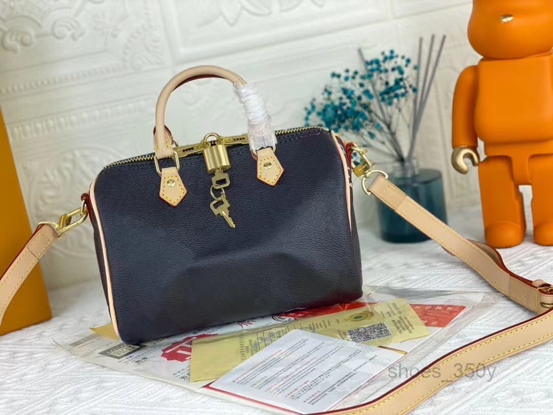 

Evening Bags Wholesale Nano Speedy Cross Body Bags WOMEN Canvas Genuine Leather Colorful Pillow Bag Classic Designer Handbags M40394Multi P