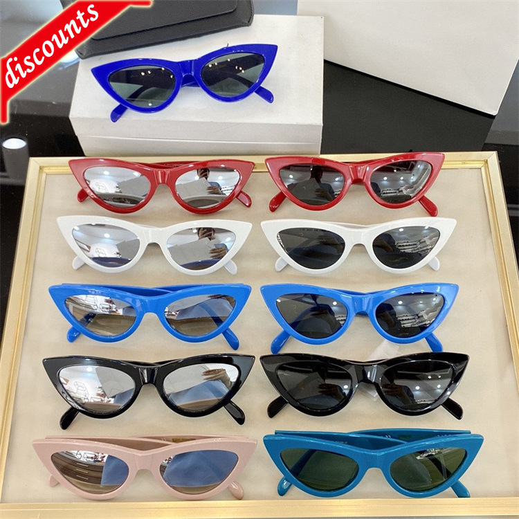 

Designer Sunglasses Cl New Fashion Cat's Eye Frame Net Red Ins Same Personalized Trend Cl40019
