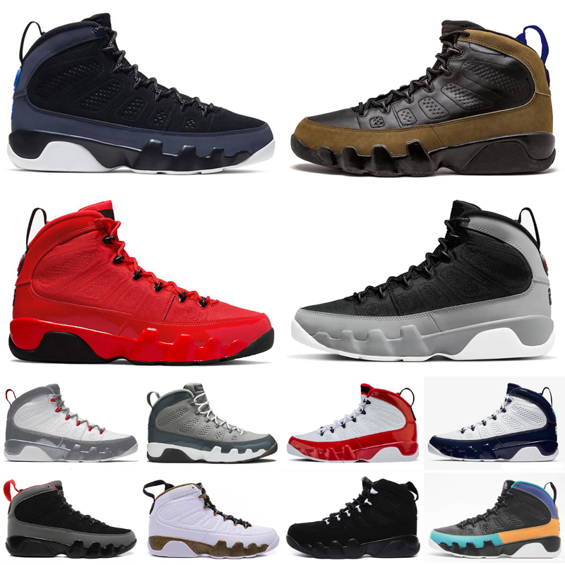 

JUMPMAN 9 9s Men Basketball Shoes Bred Chile Red Olive Concord Racer Blue Fire Red University Gold UNC Anthracite Particle Grey Women Mens Trainers Sports Sneakers, As photo 27