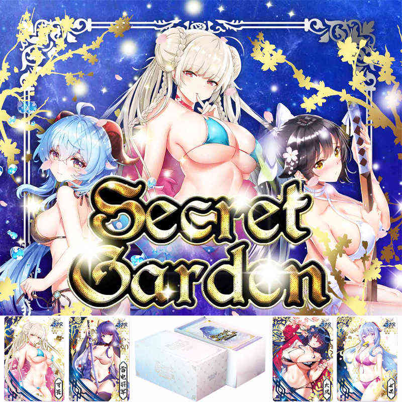 

Card Games New Goddess Story Collection Cards Anime Sexy Swimsuit Bikini Girl Party Booster Box Genshin Impact Board Game Child Toy Gift T220905