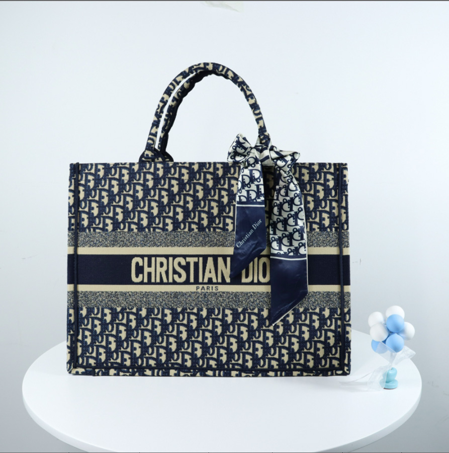 

Designer Shoulder Tote Shopping Bags Women's Fashion Classic Handbag Limited Edition Ladies Handbag Large Capacity Travel Practical 36cm 41cm, #1 navy blue logo embroidery