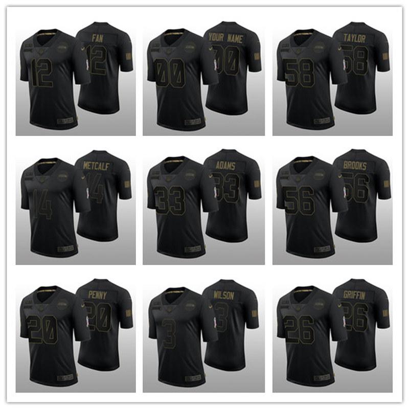 

Jersey Seattle''Seahawks''MEN Women Youth Tyler Lockett Metcalf Salute to Service''NFL