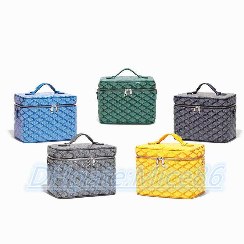 

Designer tote cosmetic makeup bag top quality Wallets toiletry wash pouch Cross Body women men leather Hand Painted handbag Shoulder Luxurys wholesale Bags purse, Green