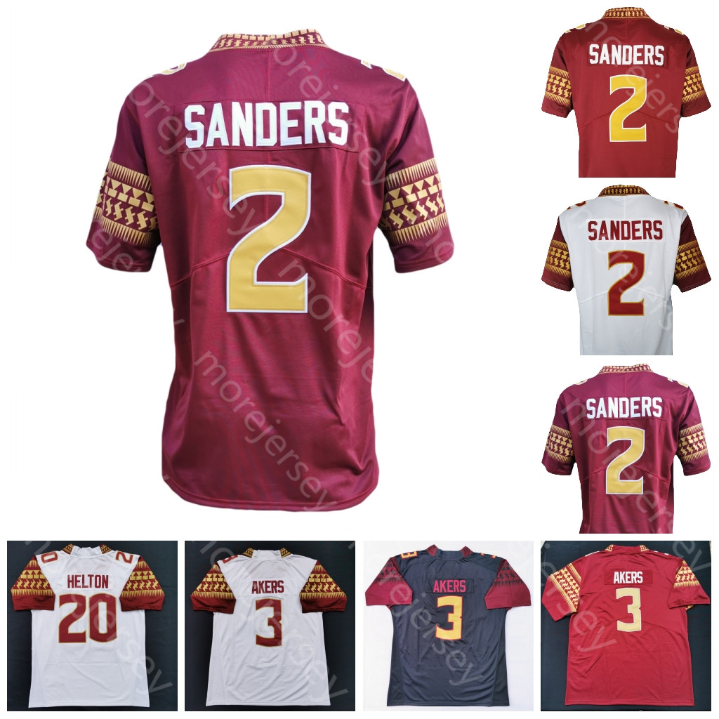 

NCAA College Football Jersey Deion Sanders Treshaun Ward Travis Benson Toafili Wilson Verse Hill Winston Bethune Green Pittman Poitier DeLoach Robinson Cook, Red