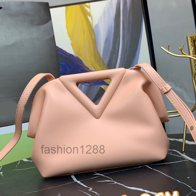 

Women Cowhide Leather Crossbody Bag High Quality Triangle Handbag purse Ladies Shoulder Back Bags Multiple Colors