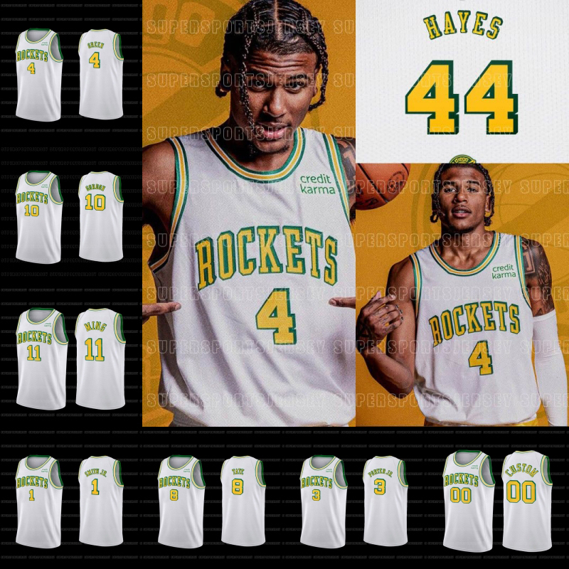 

2022 Houstons Rocket Basketball Jerseys Stitched Custom 4 Jalen Green 3 Kevin Porter Jr. Eric Gordon Jae'Sean Tate Men Women Youth Dennis Schroder 28 Alperen Sengun, White