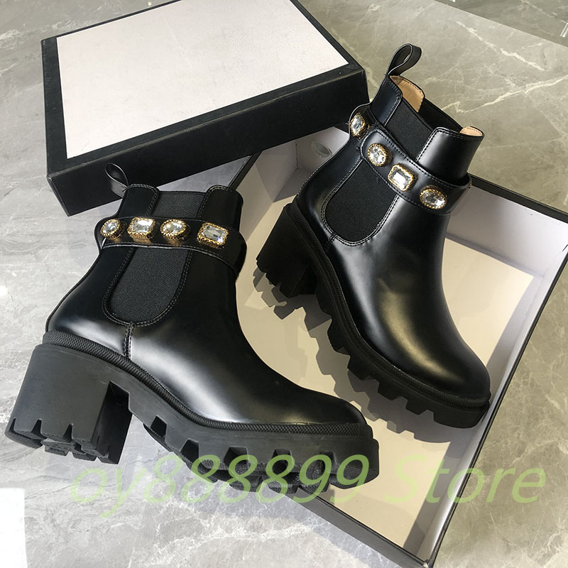 2022 Fashion Martin Botkle Cowboy Chaussures de mariage Cowboy Real Cuir Chunky High Talèled Bee EU 35-42 Taille