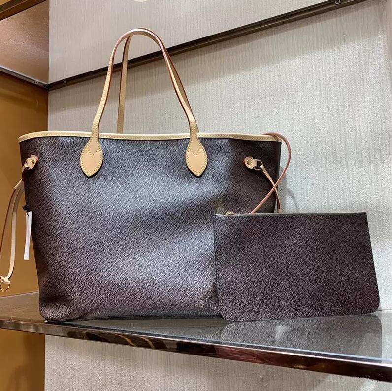 

totes shopping bag 2pcs/set with wallet women Mini Genuine Leather Medium fashion Handbags Large composite bags lady purse GYH678, Black flower