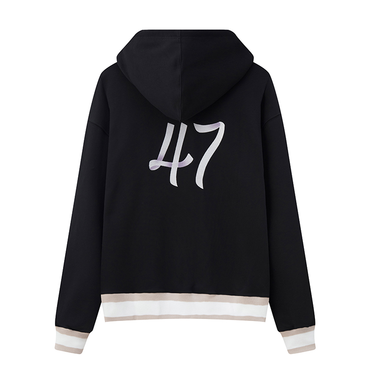 22 Designers Brand hoodies Fashion Hoodie Mens Women Letter Shirt With the logo 47 the back Loose version of jeans and shorts easily match Black Whi