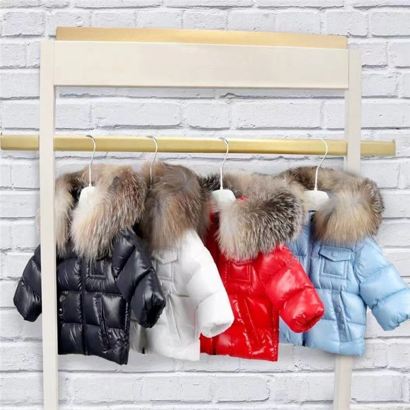 

Baby Designer Clothes Fashion Children Down Coat Kids Girls Boys Winter Warm Jacket Long Sleeve Hooded With Raccoon Fur Outwear High Quality Kids Clothing, Make up the different price