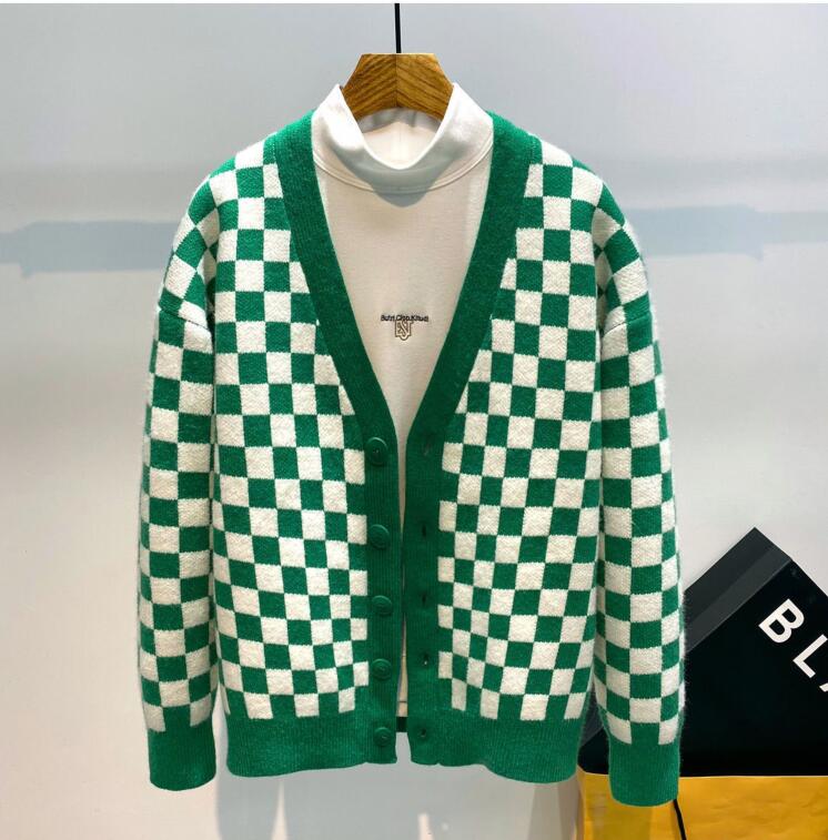 2022 new Men's Sweaters Autumn Casual Fashion V-neck Cardigan Jacket Men designer Sweaters Coat