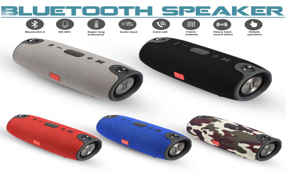

10W Portable Bluetooth Speaker Column Fm Radio Wireless Fashion Sound Box M